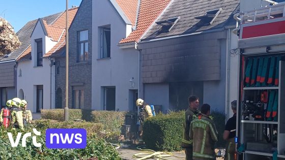 Brand in Vilvoorde: "Vuur ontstond bij computer, bewoner kon op tijd vluchten"