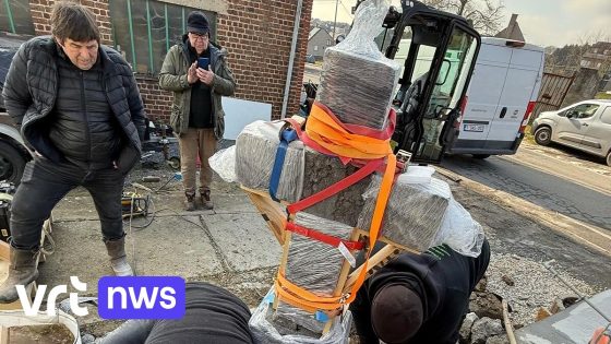 Vrijwilligers willen stenen kruis uitgraven in Roosdaal, maar dat blijkt een ondergronds monument te zijn