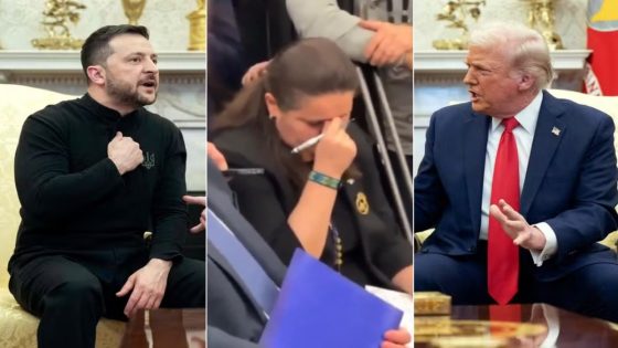 vídeo mostra a reação da embaixadora ucraniana nos EUA à discussão entre Trump e Zelensky