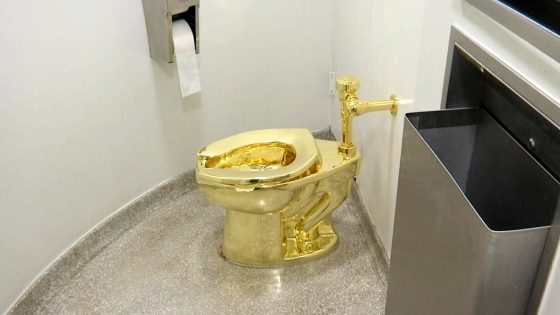 Accomplice duo convicted for audacious heist of golden toilet from English palace.