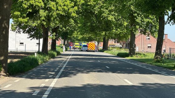 Bus botst tegen boom op Maastrichtersteenweg in Riemst: weg afgesloten voor hulpverlening - HBVL
