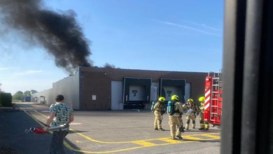 Brand uitgebroken in koekjesfabriek: “Zonnepanelen hadden vuur gevat” (Kapelle-op-den-Bos)