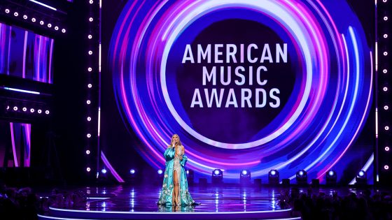 Jennifer Lopez at the American Music Awards.
