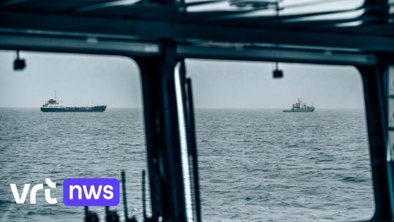 Belgisch patrouilleschip begeleidde 2 Russische schepen in de Noordzee