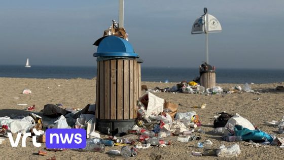 Blankenberge plaatst extra vuilnisbakken om zwerfvuil door uitzonderlijke drukte aan de kust tegen te gaan