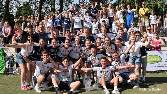 Dubbelslag voor Boeckenberg: na de zaaltitel verovert het ook de beker in het veldkorfbal