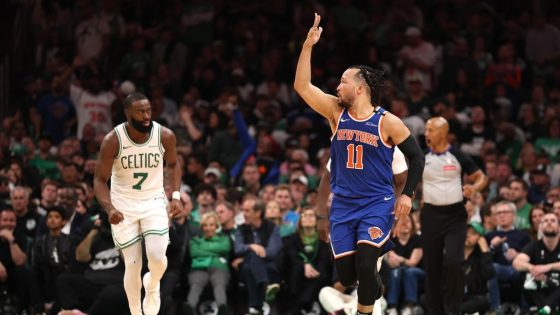 Celtics brick playoff-record 45 3s as Knicks rally for OT win