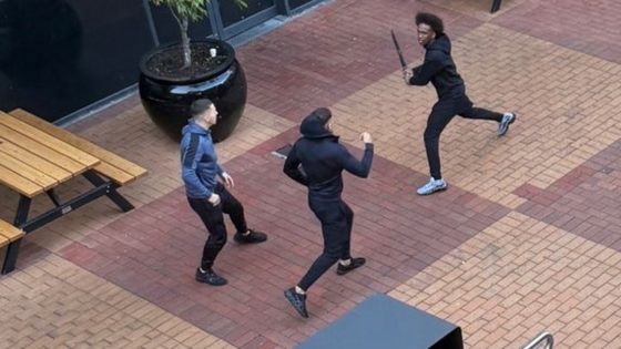 Man seen charging with machete at Melbourne mall, panicked shoppers flee | World News