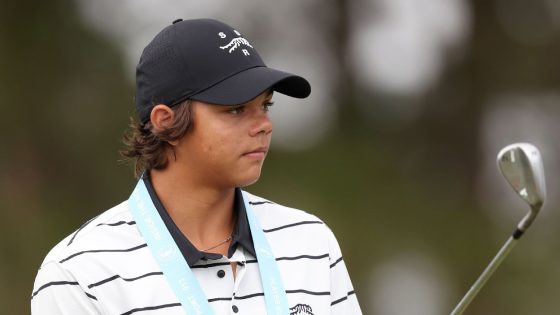 Charlie Woods, son of Tiger, fails to qualify for U.S. Open