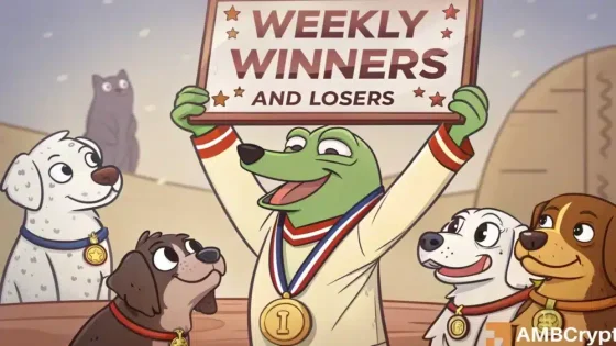 Crypto market’s weekly winners and losers – PEPE, WIF, LAYER, DEXE