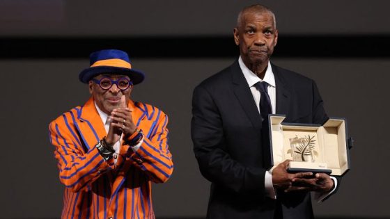 Denzel Washington gets a surprise honor from Spike Lee at ‘Highest 2 Lowest’ premiere in Cannes