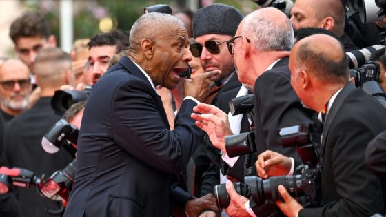 Denzel Washington Photographer Row, Cannes Film Festival Red Carpet