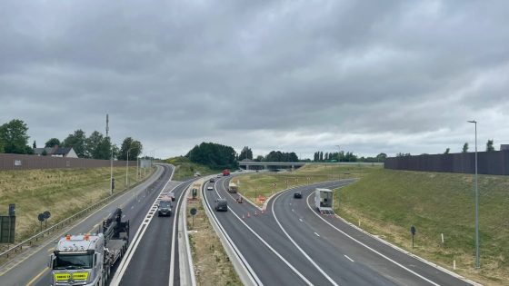 Laatste fase trompetaansluiting R8-A19: alle op- en…