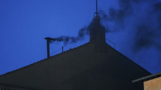 First conclave vote for pope ends unsuccessfully with black smoke : NPR