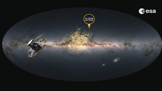 Gaia Uncovers A Chaotic Star Cluster Racing Through Space At Unbelievable Speed