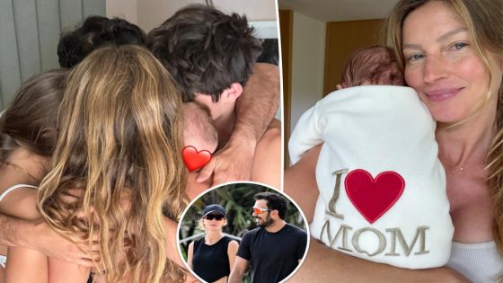 Gisele Bündchen shares first photo of newborn son with Joaquim Valente