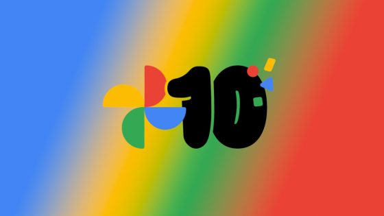 Google Photos 10 year