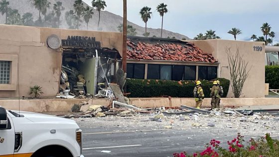 Firefighters respond to explosion at building in Palm Springs