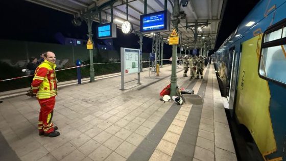 Man freed by firefighters after getting stuck under train armrest while looking for AirPod