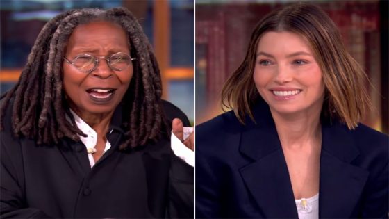 Jessica Biel worries about losing Whoopi Goldberg's friendship due to shower eating