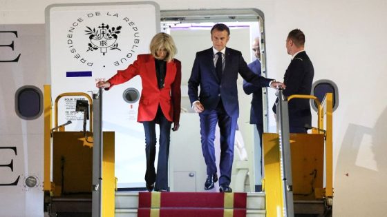 Macron’s office dismisses viral video showing apparent shove from wife Brigitte
