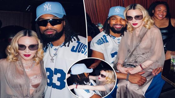 Madonna wears sheer top at boyfriend Akeem Morris' birthday bash