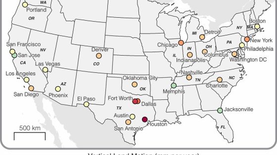 Big US cities are sinking. Which city is sinking fastest?