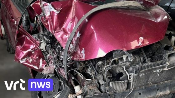 Man rijdt tegen signalisatie voor werken op E411 in Overijse, lachgas gevonden in auto