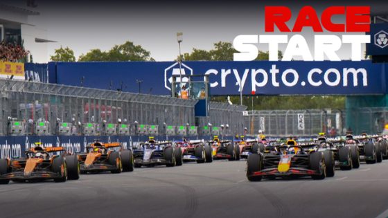 RACE START: Max Verstappen narrowly holds onto the lead in thrilling start to Miami GP