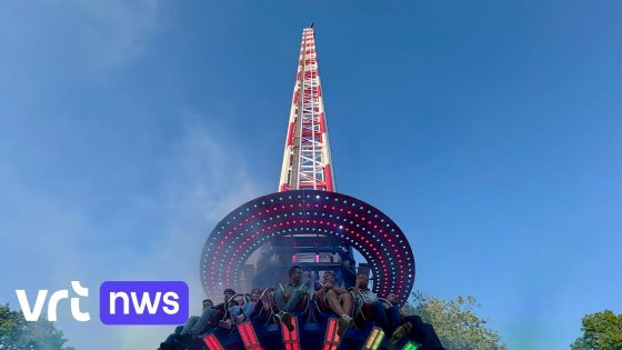 Meifoor in Brugge verwelkomt Europa's hoogste kermisattractie - VRT
