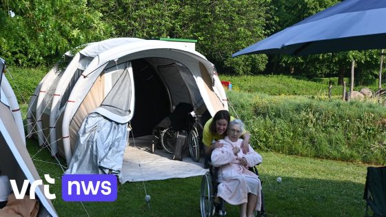 Bewoners van woonzorgcentrum in Menen kamperen weekje in park: "Vakantiegevoel tot bij de bewoners brengen"