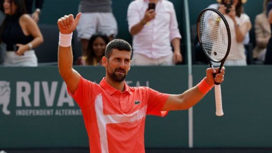 Novak Djokovic becomes third man ever to win 100 ATP singles titles with victory over Hubert Hurkacz