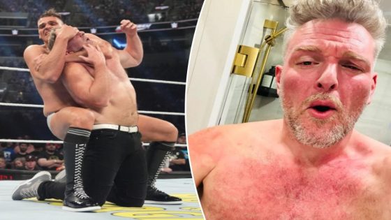 Pat McAfee gets brutalized at WWE Backlash: 'My chest is burning'