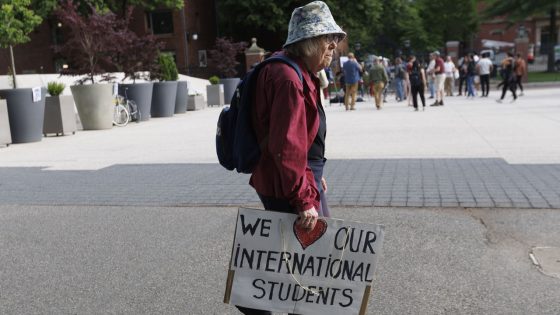 Rally in support of international students at Harvard University, Cambridge, USA - 27 May 2025