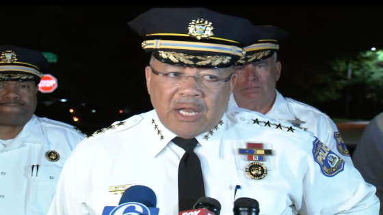 Philadelphia Police Commissioner Kevin Bethel speaks to the media about Monday
