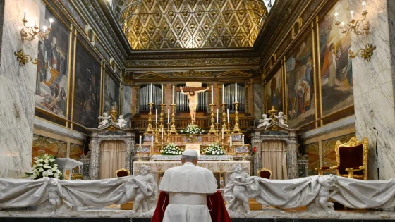 'I wanted so much to come here': Pope Leo visits Marian shrine outside of Rome