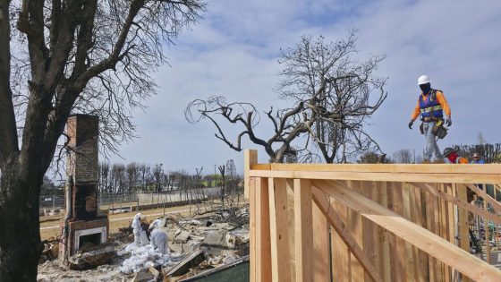 In the wake of Los Angeles fires, residents begin to rebuild