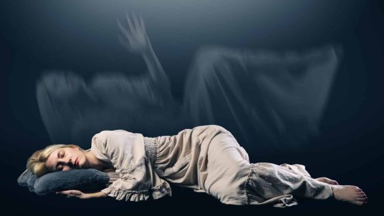 Woman Having A Spiritual Experience