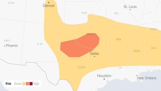 Severe Storms Threaten Parts of Oklahoma and Texas