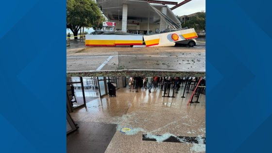 Severe storms cause damage across Austin, Texas