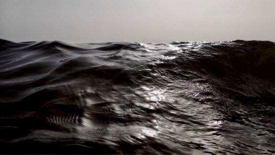 ocean getting darker