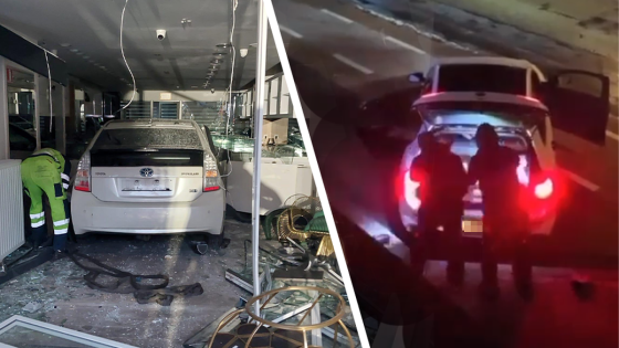 Spectaculaire ramkraak in Heusden-Zolder: verdachten rijden dwars door vitrine van juwelierszaak