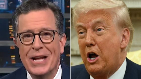 Stephen Colbert Spots Reason For Trump's Unexpected New Fixation