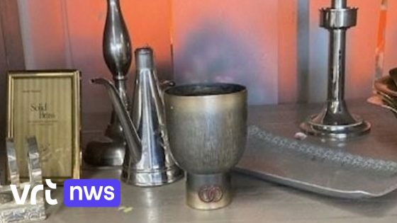 Gestolen kelk uit Nieuwmoer duikt op in kringloopwinkel in Houthalen-Helchteren