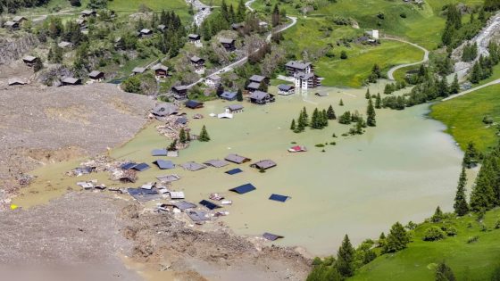 Swiss Glacier Collapse Raises Flood Risk