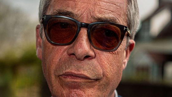 Close-up photograph of Nigel Farage wearing sunglasses