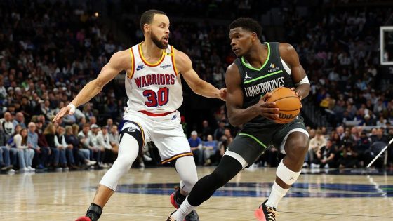 2025 NBA playoffs: Highlights, live updates from Warriors-Wolves Game 1