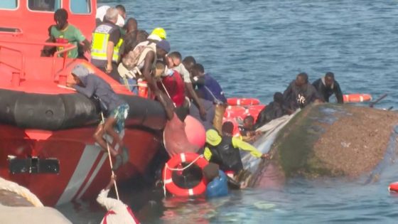 7 women and girls die when boat capsizes while arriving at port in Canary Islands