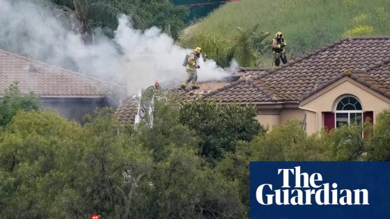 Two people and dog dead after small plane crashes into Los Angeles-area neighborhood | California