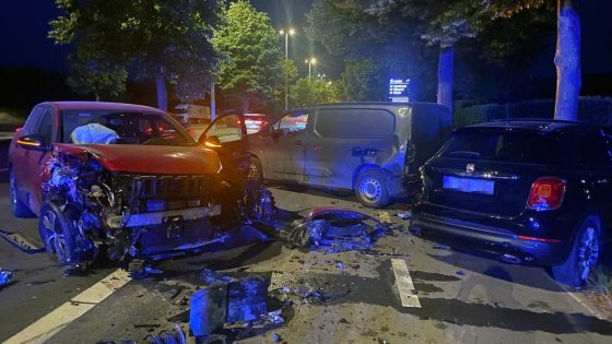 Drie auto’s botsen op N80 in Sint-Truiden